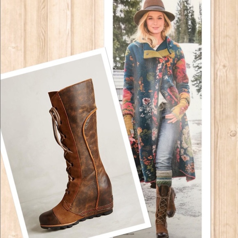 🦊SOLD🦊 Sorel Cate the Great Wedge Boot sz. 7.5 - Picture 5 of 6